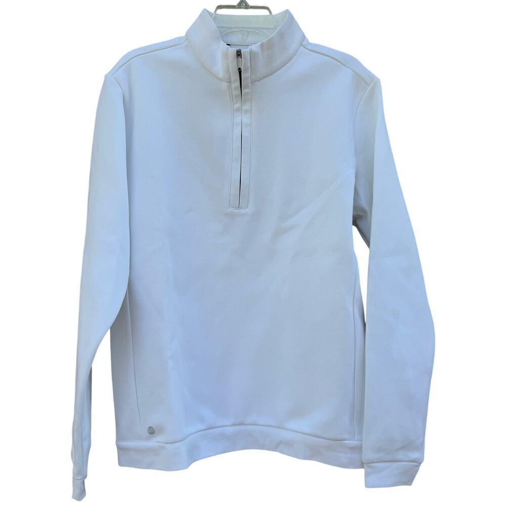 Adidas Golf Pullover White Medium